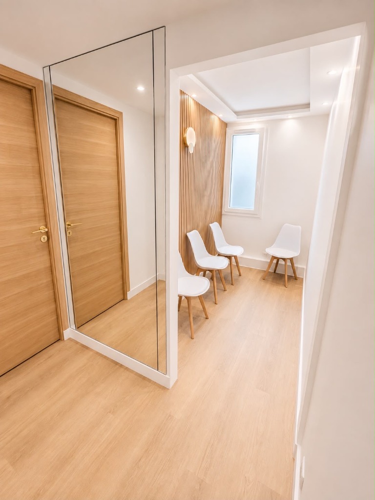 Salle d'attente du cabinet d'ostéopathie Paris 12