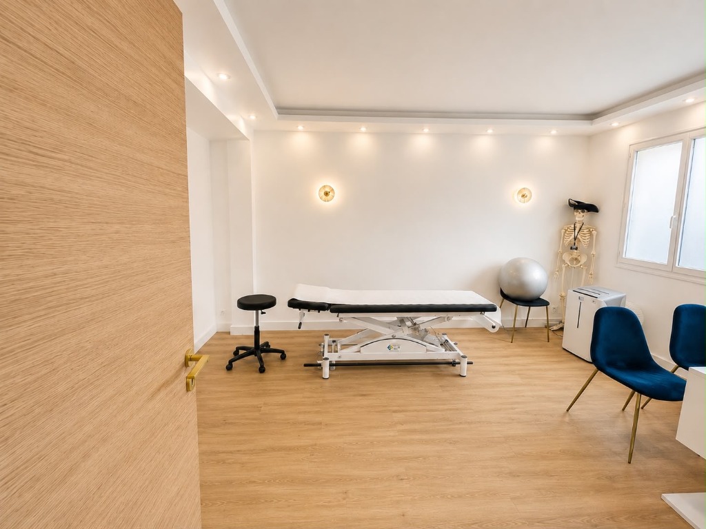 Salle de consultation ostéopathique Benjamin Houry